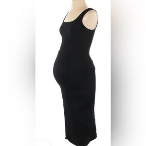 Old Navy Ribbed Sleeveless Square-neck Maternity Dress, medium